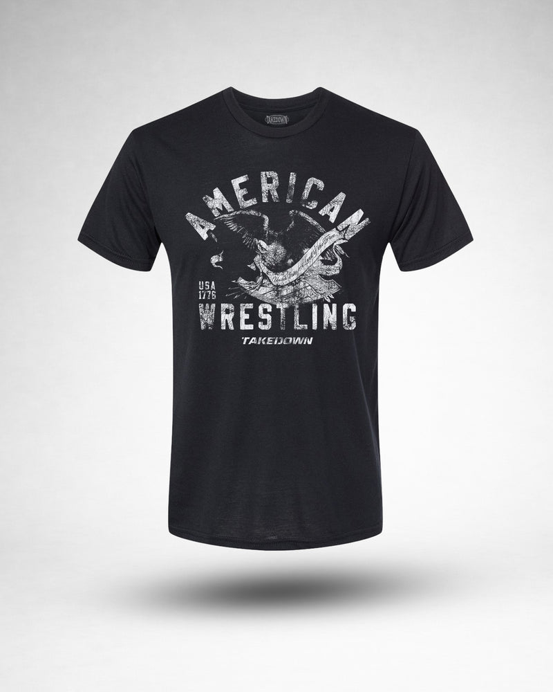 ”American Wrestling” Daily Grind Tee - Vintage Black