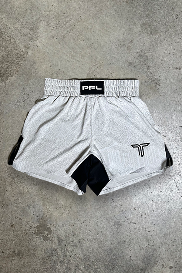 PFL Night Vision 5” Pro Fight Short - White