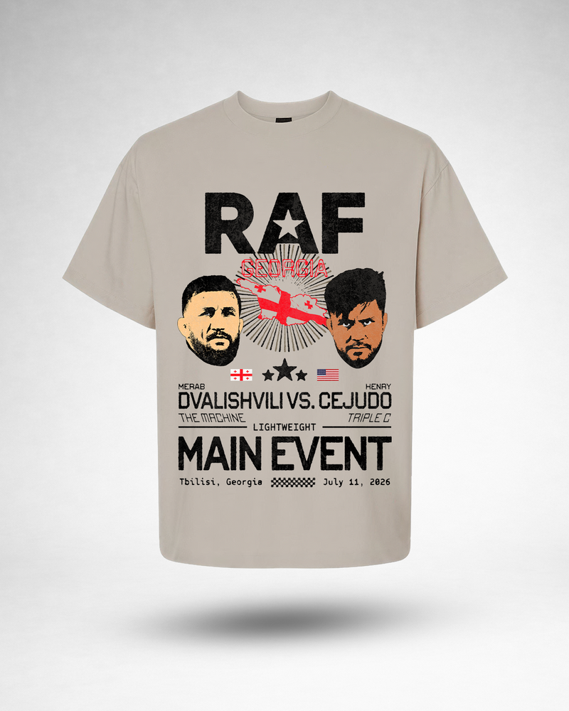 RAF Georgia Main Event Oversized Tee - Sand